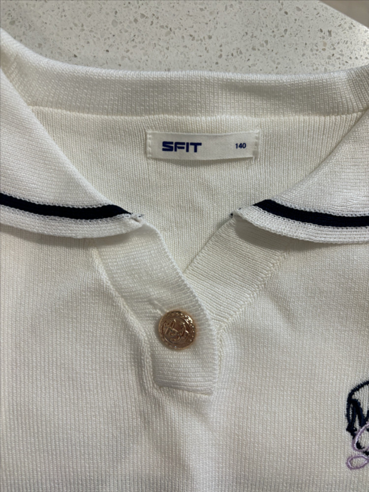 sfit 봄 세일러니트 데님치마바지 셋트 140--2