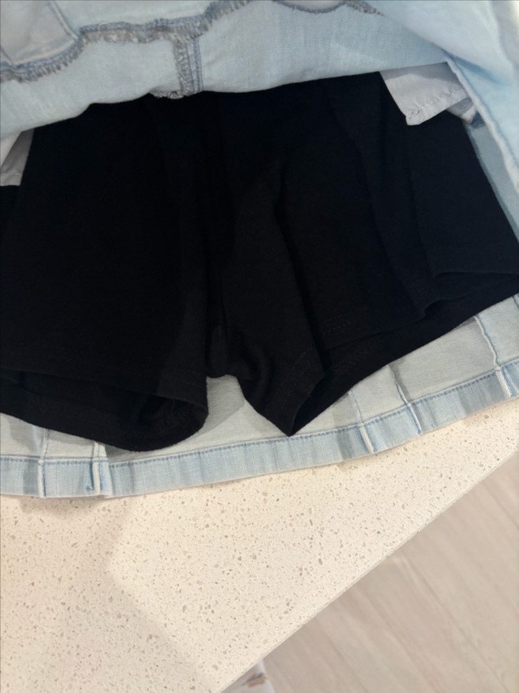 sfit 봄 세일러니트 데님치마바지 셋트 140--5