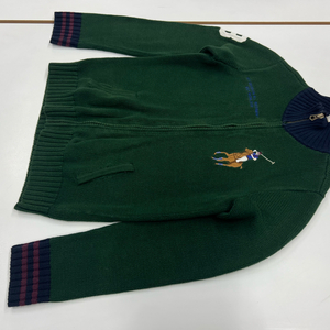 폴로 12-14 니트 집업 키즈 160 남아 160