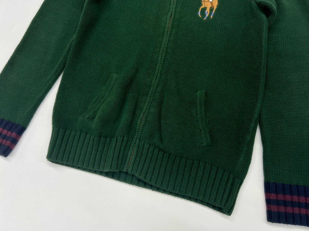 폴로 12-14 니트 집업 키즈 160 남아 160--2