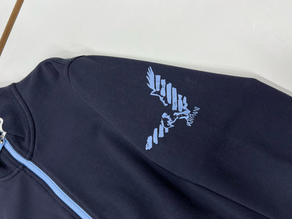 알마니 주니어 14 면집업 키즈 160 남아 160--2