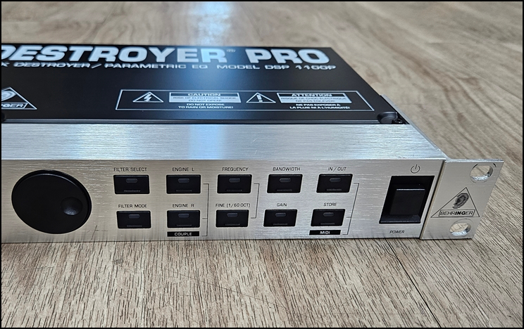 베링거(Behringer) DSP1100P 중고 피드백 제거기 이미지