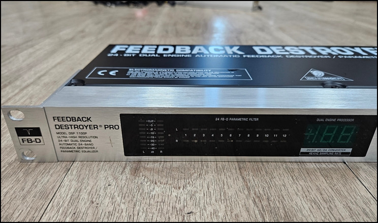 베링거(Behringer) DSP1100P 중고 피드백 제거기 이미지