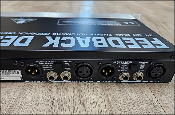 베링거(Behringer) DSP1100P 중고 피드백 제거기 이미지