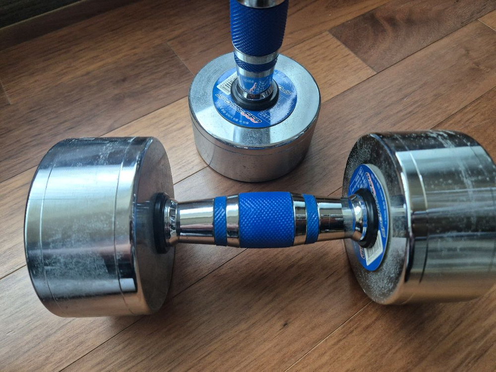 국산 크롬 아령 6kg 이미지