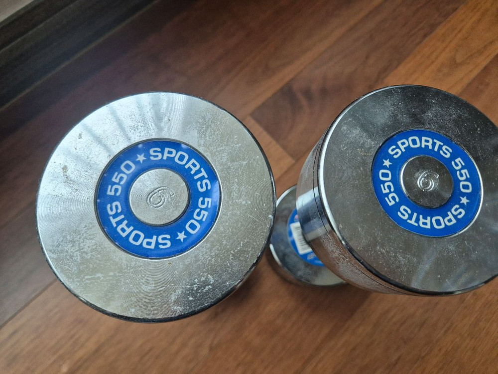 국산 크롬 아령 6kg 이미지