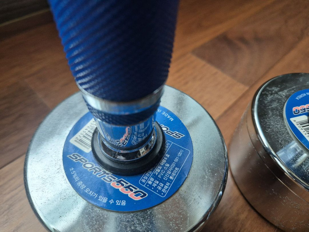 국산 크롬 아령 6kg 이미지