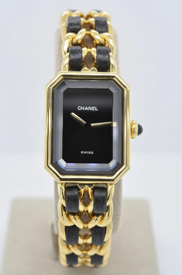 샤넬 프리미에르 라지(L) 중고명품 손목시계 여성용 20mm 여성가죽시계--1