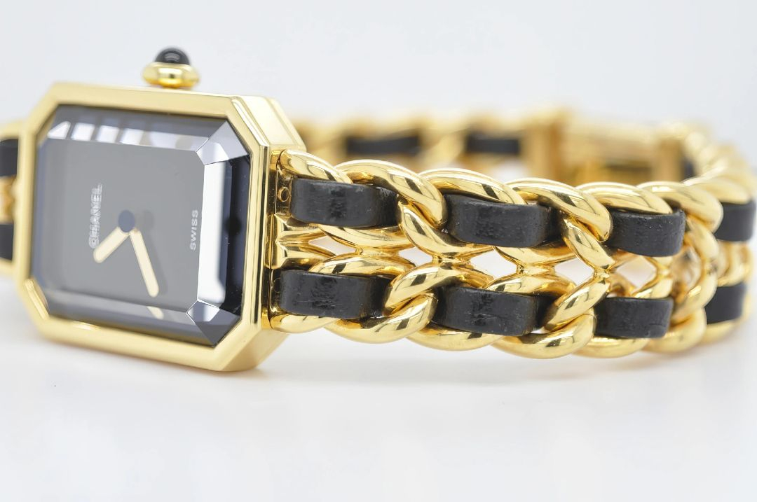 샤넬 프리미에르 라지(L) 중고명품 손목시계 여성용 20mm 여성가죽시계--3