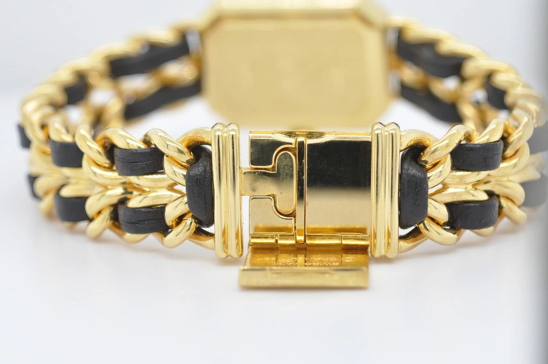 샤넬 프리미에르 라지(L) 중고명품 손목시계 여성용 20mm 여성가죽시계--7