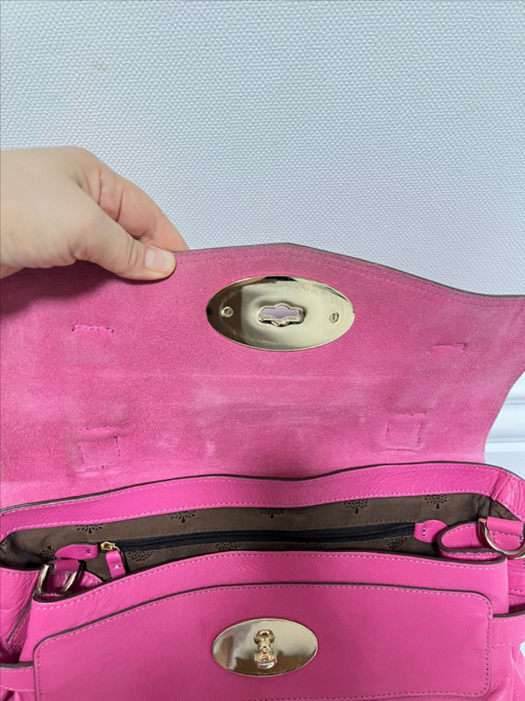 정품 멀버리 백 (한섬 타임 마인 더캐시미어 랑방 시스템)--4