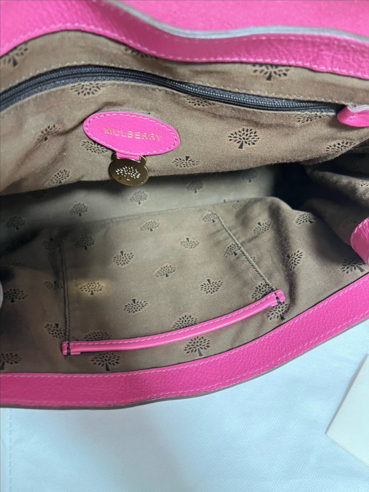 정품 멀버리 백 (한섬 타임 마인 더캐시미어 랑방 시스템)--6