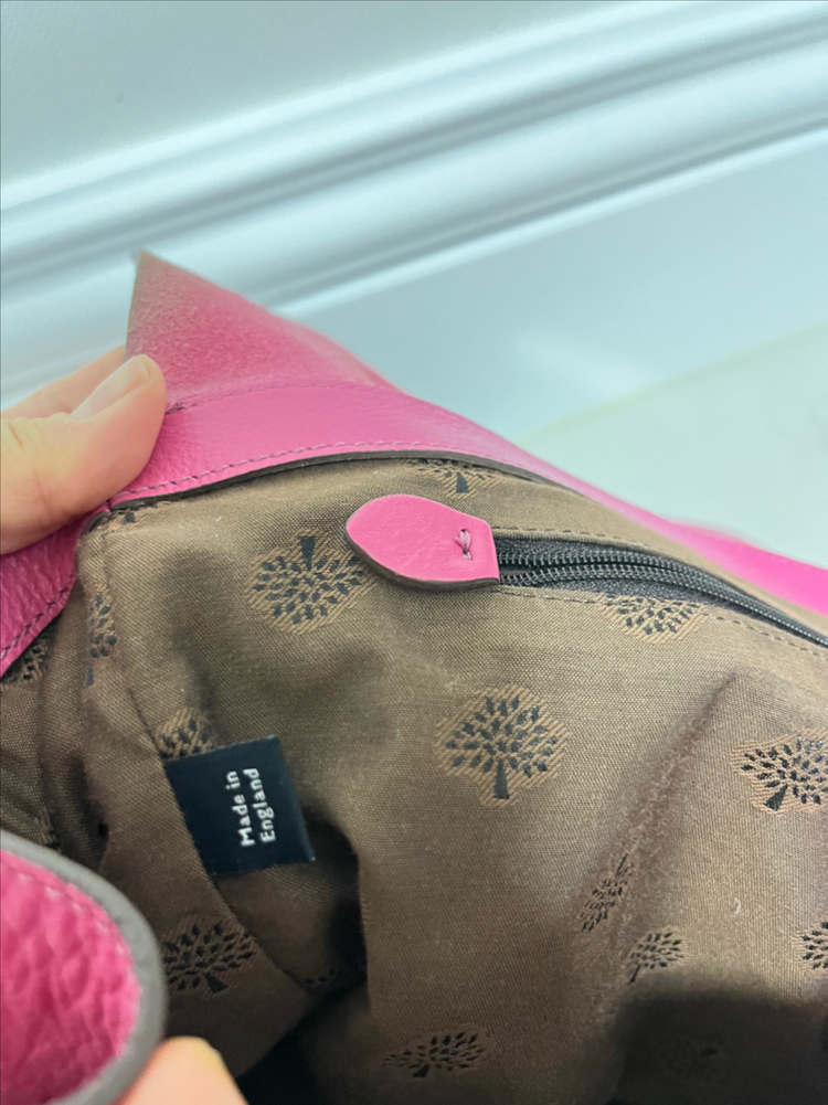 정품 멀버리 백 (한섬 타임 마인 더캐시미어 랑방 시스템)--7