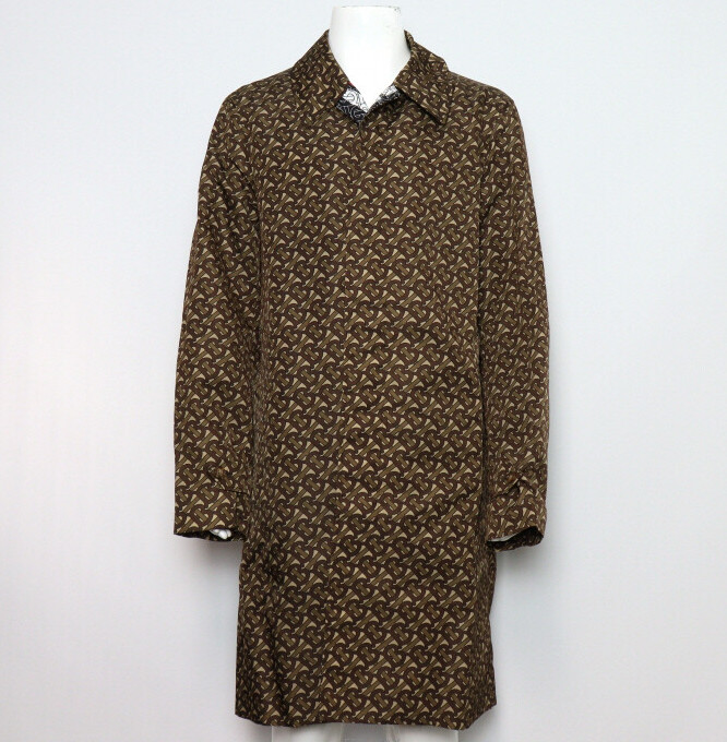 버버리 모노그램 코트--2