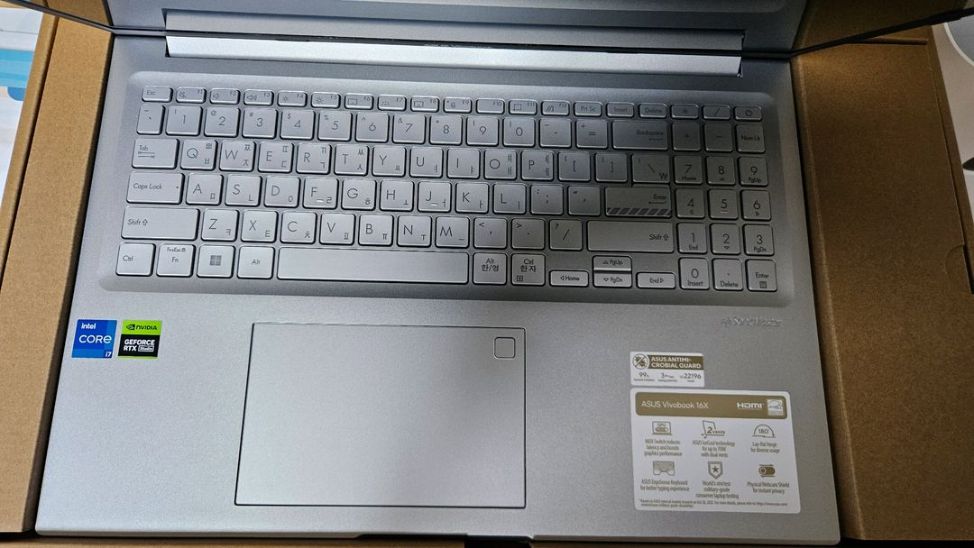 16인치 게이밍노트북 asus k3605 비보북 이미지