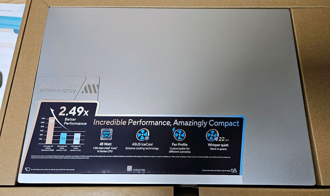 16인치 게이밍노트북 asus k3605 비보북 이미지