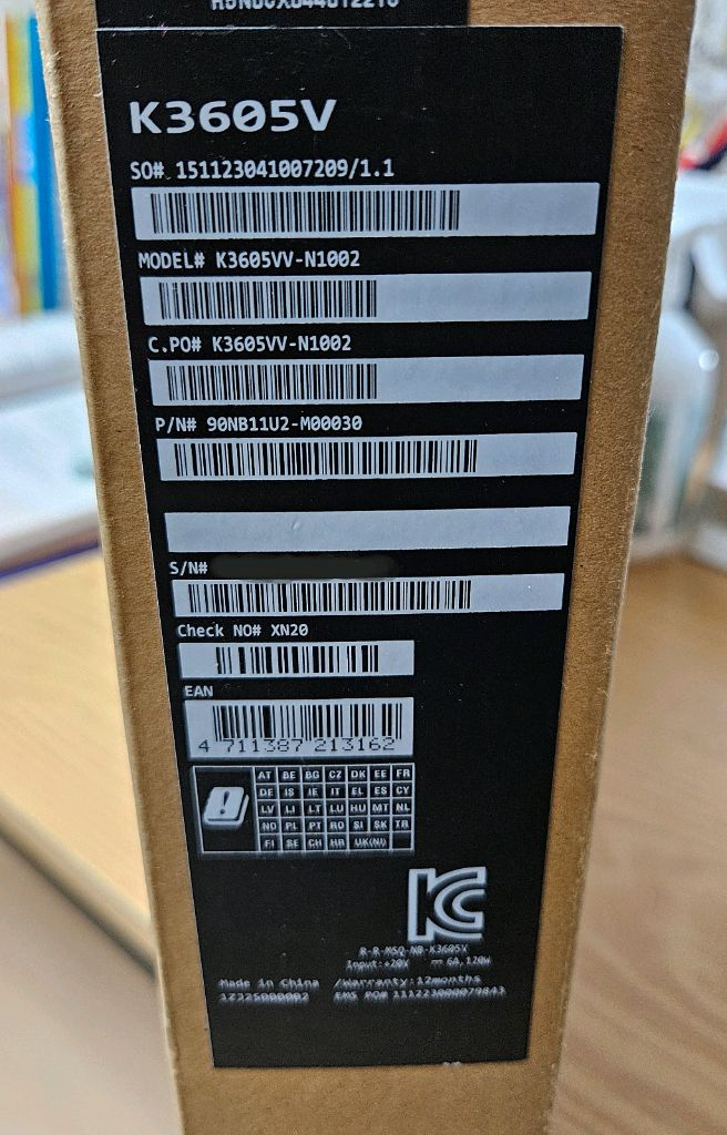 16인치 게이밍노트북 asus k3605 비보북 이미지