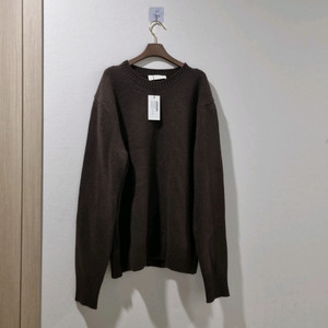 킨더살몬 브라운 캐시미어 혼방 니트 새상품