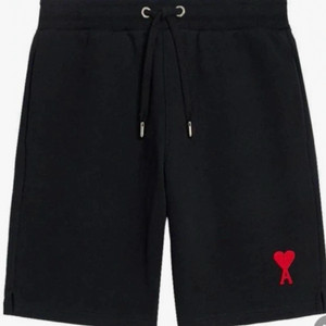 AMI 아미 스몰 하트로고 반바지 블랙 XL 새상품