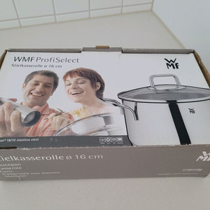 박스새제품)WMF ProfiSelect 스틸 캐서롤 16cm 냄비