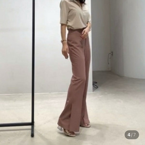 여성 메인스테이 그레이 부츠컷 슬랙스 M 새상품 이미지