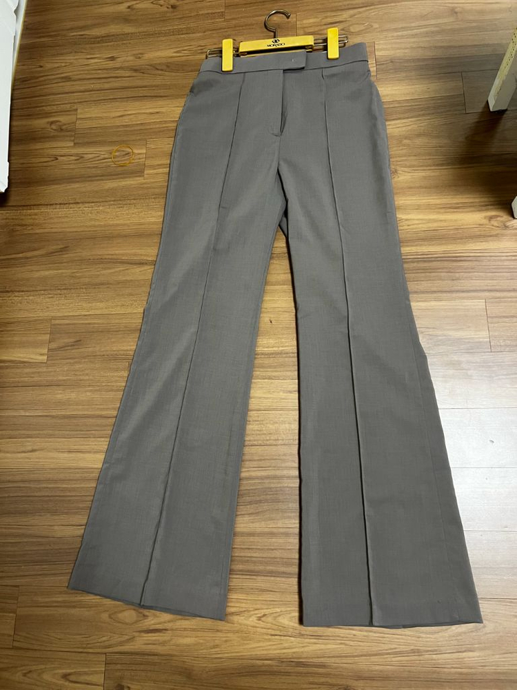 여성 메인스테이 그레이 부츠컷 슬랙스 M 새상품 이미지