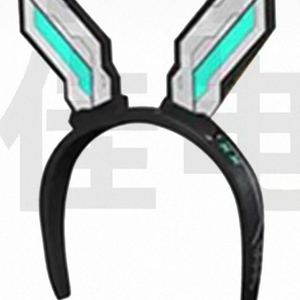 (특가)배그 사이버 토끼 머리띠 이미지