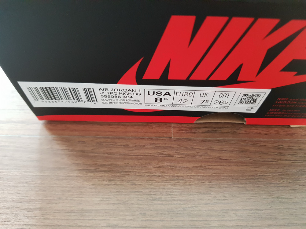 나이키 조던 1 하이 마리나 블루 265 판매--3