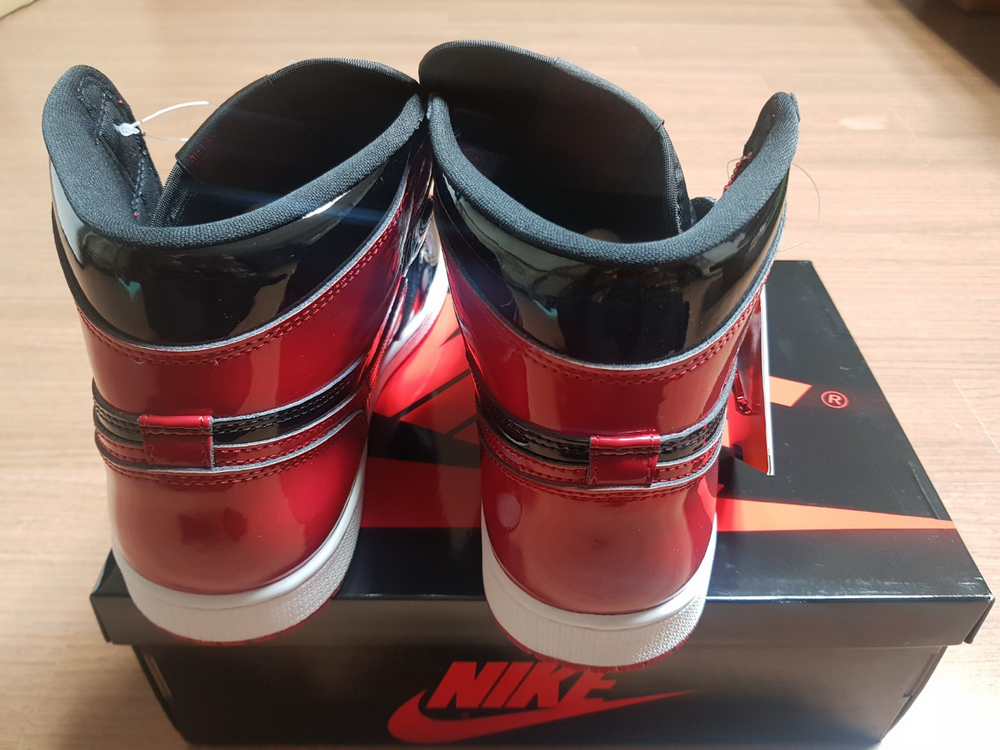 나이키 조던 1 하이 페이턴트 브레드 260 판매--2