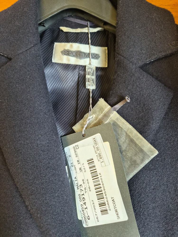 막스마라 MAXMARA 스포트막스 울 원피스 코트 IT36--3