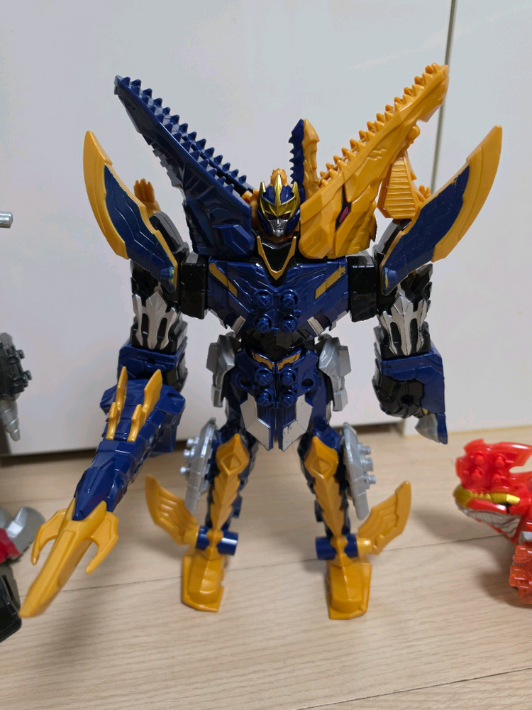 파워레인저 다이노소울 다이노소울킹 넵튠, 디메볼케이노, 소울버클, 모사체인저 , 모사 블레이드--2