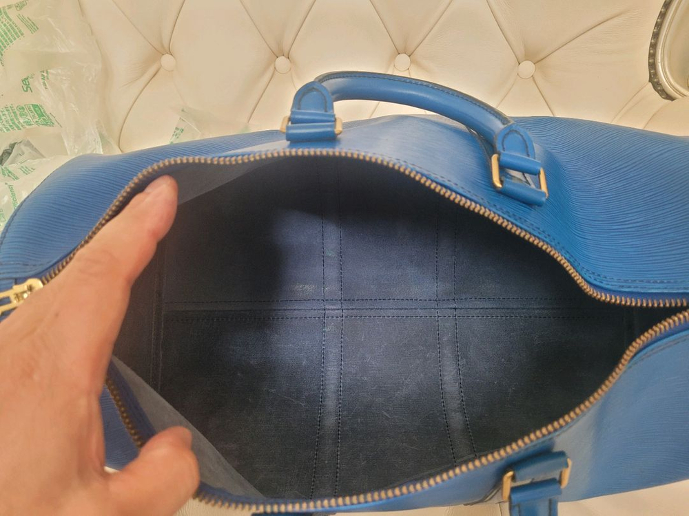 루이비통 예삐 키폴45 블루 보스턴백 이미지