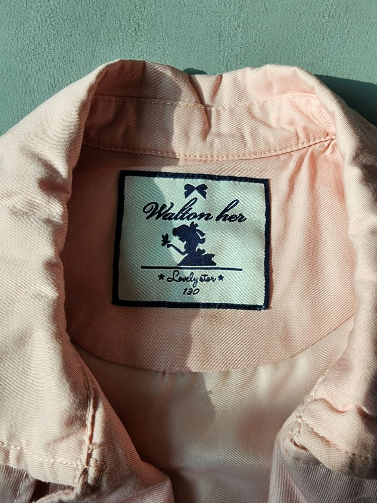 택포)프랜치캣 트렌치코트 130size--1