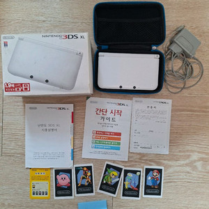 닌텐도 3ds xl 구큰다수 화이트 한국정발 순정 이미지