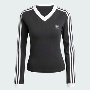 여성용 블랙 롱슬리브 티셔츠 이미지