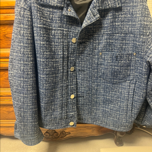 송지오 크롭 트위드 자켓