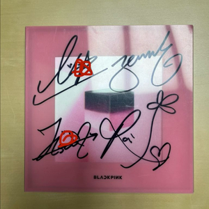 블랙핑크 SQUARE UP 앨범 친필싸인 이미지