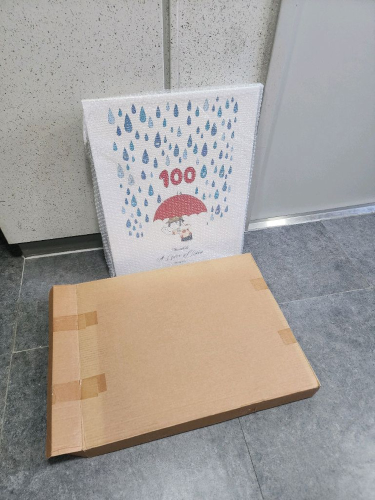 키즈스콜레) 매쓰100 유아 접이식 책상 (공부상) 미사용 새상품--2