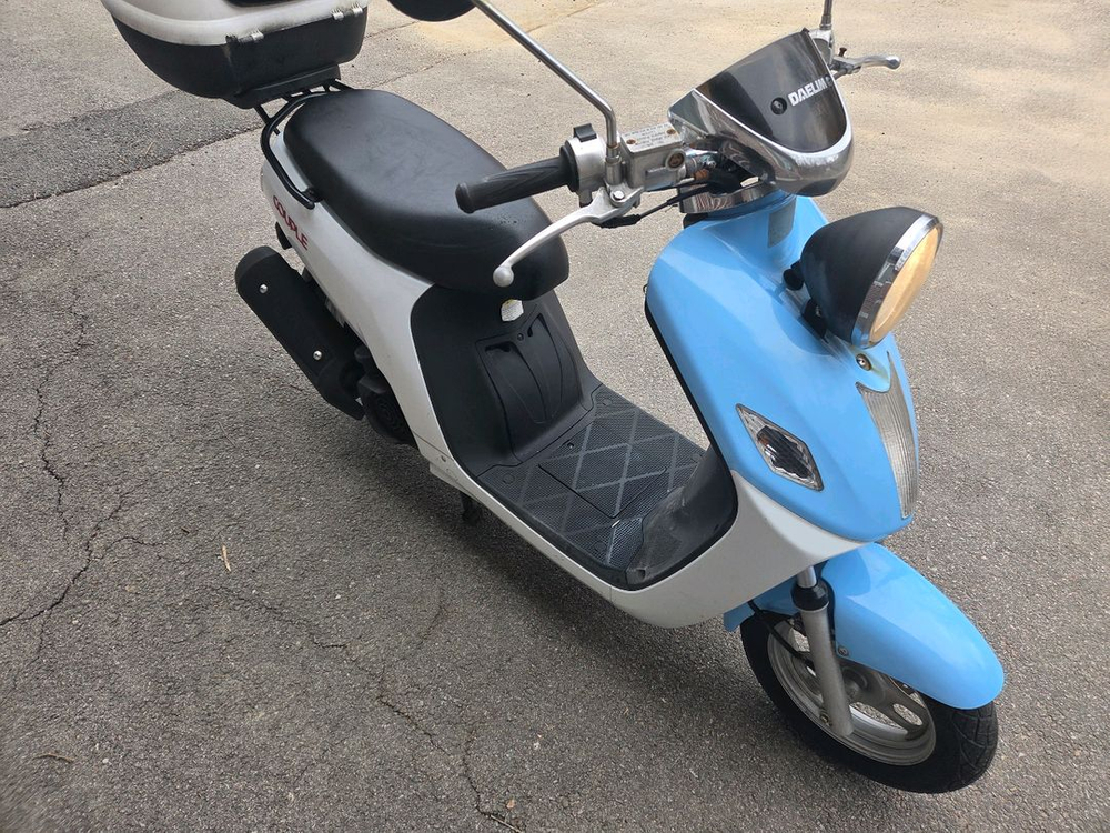 대림 커플50 스쿠터 1465km 소형50cc 짧은 신차급스쿠터--1