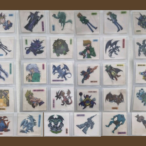 유희왕 고전 띠부씰 스티커 38개 팝니다 이미지