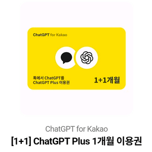 지피티 플러스 이용권