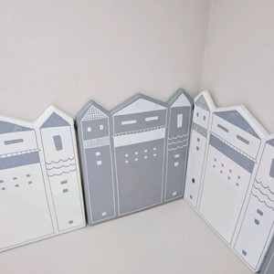 알집 메종 벽매트(그레이 4p)