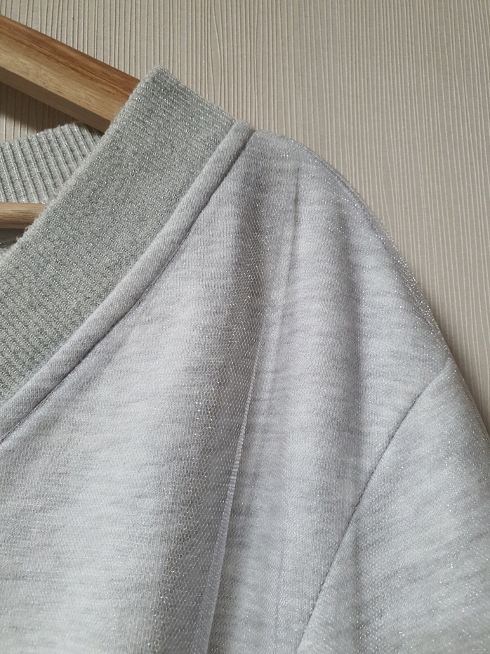 시스템 system 튤 디테일 크롭 티셔츠 프리사이즈 정품--3