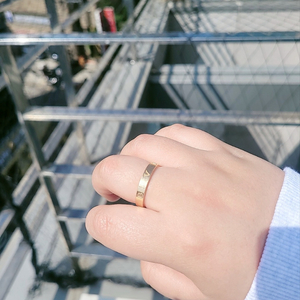 불가리 비제로원 에센셜링 64호 18k 로즈골드 반지 이미지