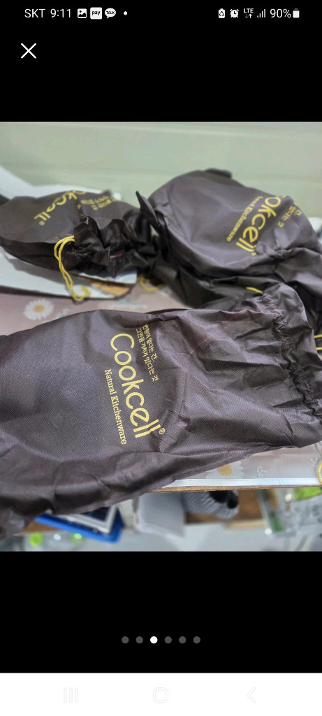 쿡셀 세라믹 프라이팬 6종 세트 새상품--2