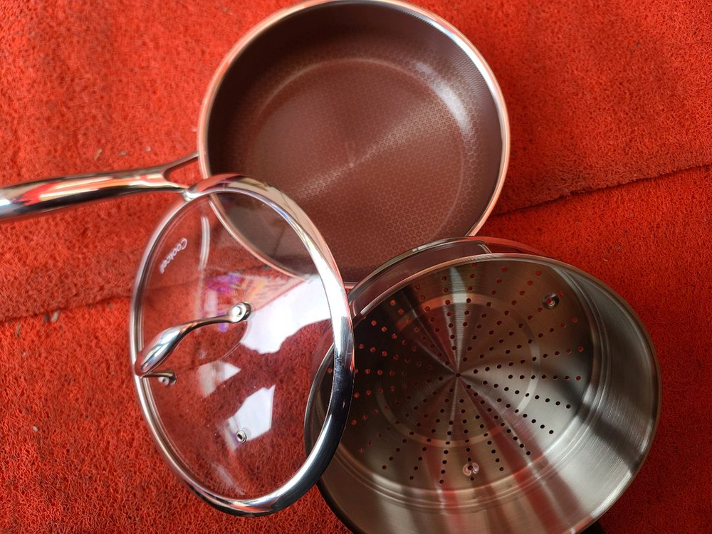 쿡셀 세라믹 프라이팬 6종 세트 새상품--4