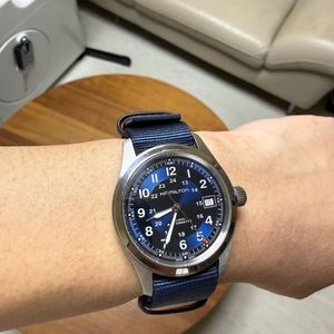 (교환) 해밀턴 카키 오토 청판 38mm