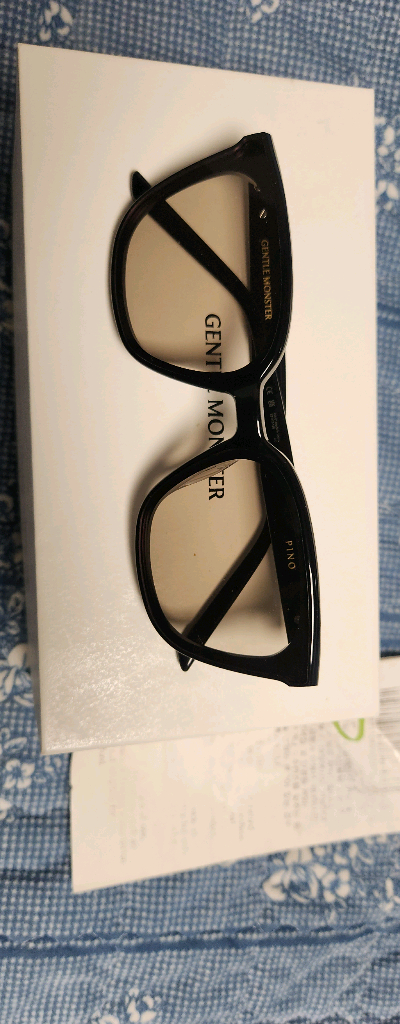 젠틀몬스터 PINO 01(BR) 블랙 뿔테 선글라스 이미지