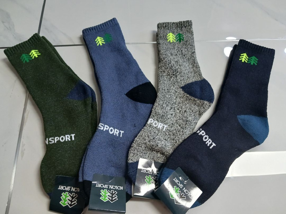 정품] 코오롱 등산 스포츠 양말 ㅡ 이중바닥 남성용 이미지