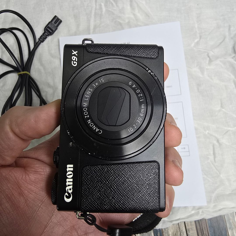 캐논 PowerShot G9 X Mark II 블랙 팝니다--3